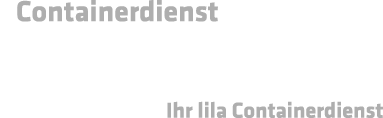 Containerdienst Bernd Würfel